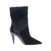 Aquazzura Spetsig Tå Calder Stövlar 85 Black, Dam