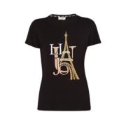 Liu Jo T-Shirt T-Shirt Black, Dam