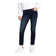 MAC Mörkblå Denim Skinny Jeans Blue, Dam