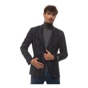 Canali Unlined Deconstructed Jacka Blue, Herr