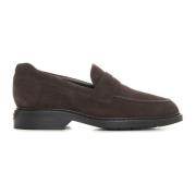 Hogan Eleganta Loafers i Mocka Brown, Herr