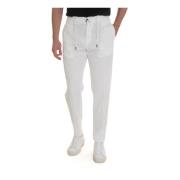 Kiton Snygga Herr Joggerbyxor White, Herr