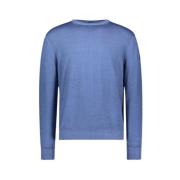 Paul & Shark Round-neck Knitwear Blue, Herr