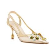 Giambattista Valli High Heel Sandals Yellow, Dam