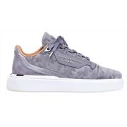 Benjamin Berner Steel Grey Camouflage Sneakers för Män Gray, Herr