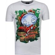 Local Fanatic Rich Stewie Money World - Monsieur T-Shirt - 2005W White...