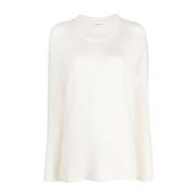 P.a.r.o.s.h. Round-neck Knitwear White, Dam