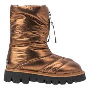 Elena Iachi Bronsfärgade Vinterstövlar - Bota 3128 Brown, Dam