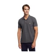 Brooks Brothers Slim-fit korta ärmar Pique Polo Skjorta Gray, Herr