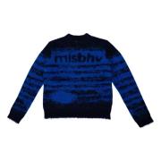 Misbhv Round-neck Knitwear Blue, Dam