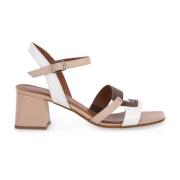 Cinzia Soft High Heel Sandals Beige, Dam