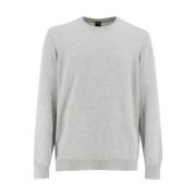 Fedeli Argentina Slim Cashmere Sweater Gray, Herr