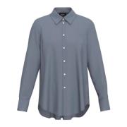 Emme DI Marella Blus och Skjortor - 100% Polyester Blue, Dam