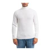 Dondup Pullover Med Rullkrage White, Herr