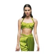 Gaëlle Paris Sleeveless Tops Green, Dam