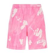 Sporty & Rich Rosa bomull Bermuda shorts - Sporty Rich kollektion Pink...