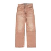 Our Legacy Linear Cut Jeans, Tidlös Stil Pink, Dam