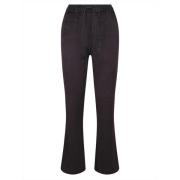 Moncler Sammet Joggingbyxor Black, Dam