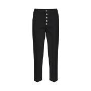 Dondup Nima Lösa Chino Byxor Black, Dam