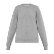 Ami Paris Sweatshirt med logotyp Gray, Dam