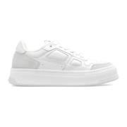 Ami Paris Lädersneakers White, Dam