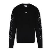 Off White Tröja med logotyp Black, Herr