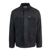 Arte Antwerp Svart Denim Arbetskläder Jacka Black, Herr