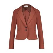 Jane Lushka Teknisk Jersey Blazer | Brick Red, Dam