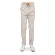 Eleventy Straight Trousers White, Herr