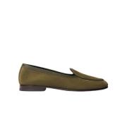 Scarosso Nele Green Suede Loafer Green, Herr