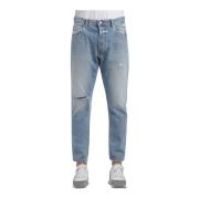 Icon Denim Straight Jeans Blue, Herr