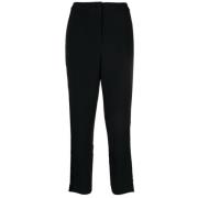 Federica Tosi Cropped Trousers Black, Dam