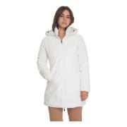 Save The Duck Rachel Coat med avtagbar huva White, Dam