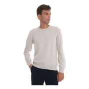 Gran Sasso Round-neck pullover Beige, Herr