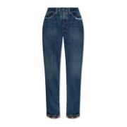 Maison Margiela Jeans med vintageeffekt Blue, Dam