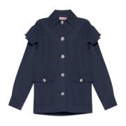Custommade ‘Fideli’ jacka med glittrande knappar Blue, Dam