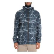 Kiton Huvtröja med camo mönster Blue, Herr