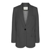 Copenhagen Muse Casual Grå Melet Blazer Gray, Dam