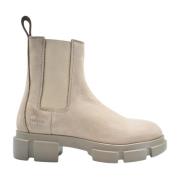 Copenhagen Studios Beatles Boot Platta Skor i Nabuk Stone Beige, Dam