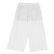 Fabiana Filippi Cropped Trousers White, Dam