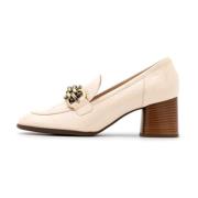 Högl Amanda Pumps - Krämig Slät Läder Beige, Dam