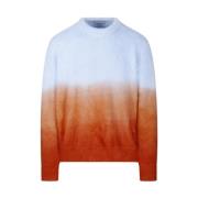 Bonsai Sunset Degrade Crewneck Sweater Multicolor, Herr