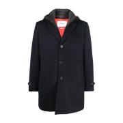 Paltò Single-Breasted Coats Black, Herr