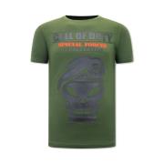 Local Fanatic T Shirt Med Tryck Call of Duty Green, Herr