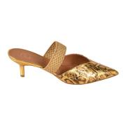 Malone Souliers Heeled Mules Yellow, Dam