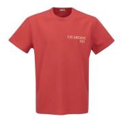 Fay T-shirt Red, Herr