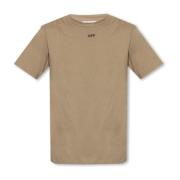 Off White T-shirt med logotyp Green, Herr