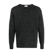 Ballantyne V-neck Knitwear Black, Herr