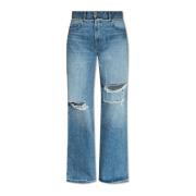 Amiri Jeans med vintageeffekt Blue, Dam