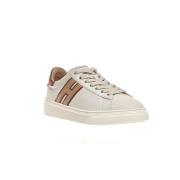 Hogan Läder Butter och Läder Cassetta Sneakers - Storlek 36 White, Dam